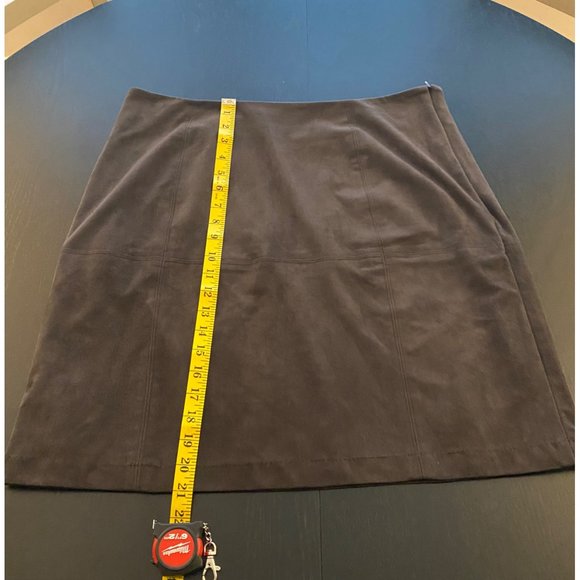 J. Jill Skirt‎ Womens Size 12 Espresso Soft Side Zip Knee Length Classic Luxury - Picture 8 of 16